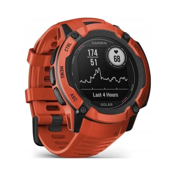 Inteligentné hodinky Garmin Instinct 2x Solar červená 010-02805-01