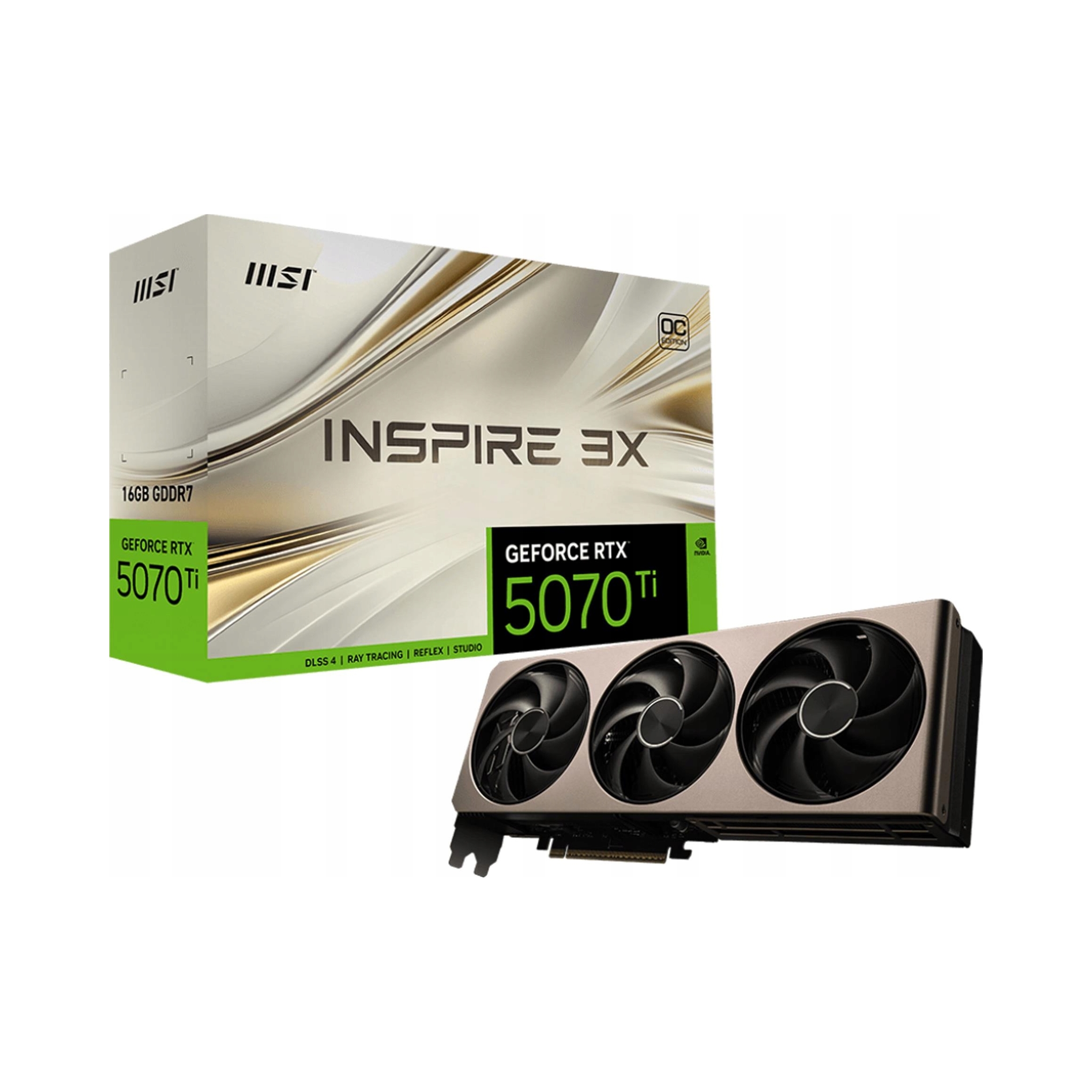 Karta graficzna Msi GeForce Rtx 5070 Ti Inspire 3X Oc 16GB GDDR7