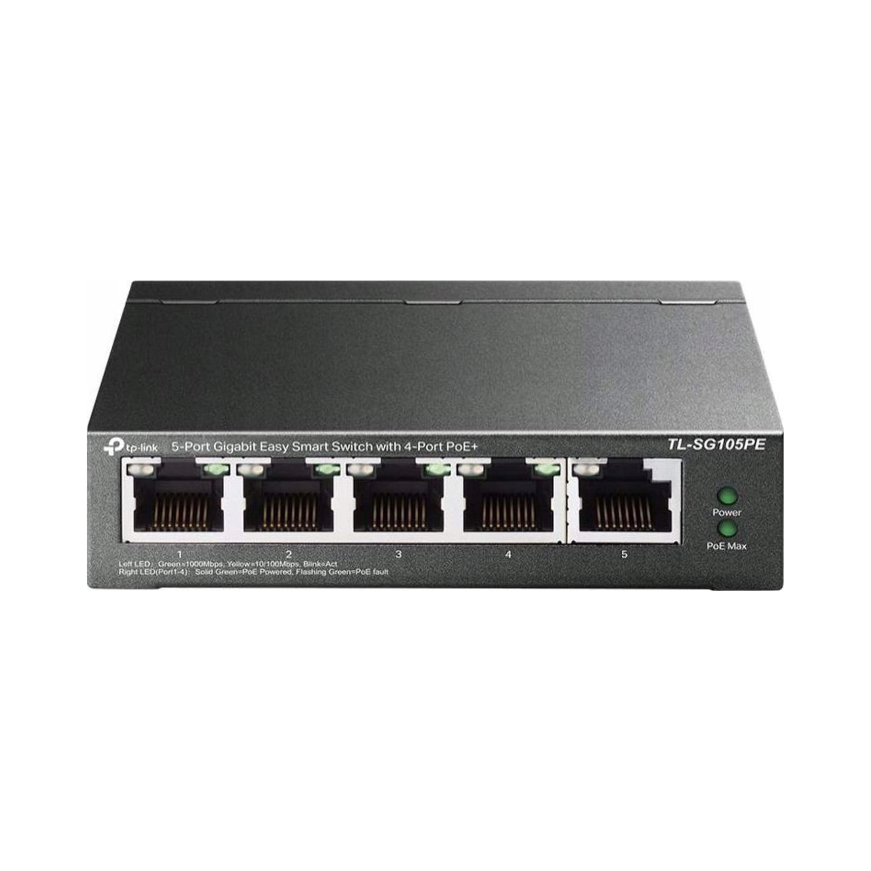 Switch TP-Link TL-SG105PE Easy Smart, 5x Glan, 4x PoE+, 30W
