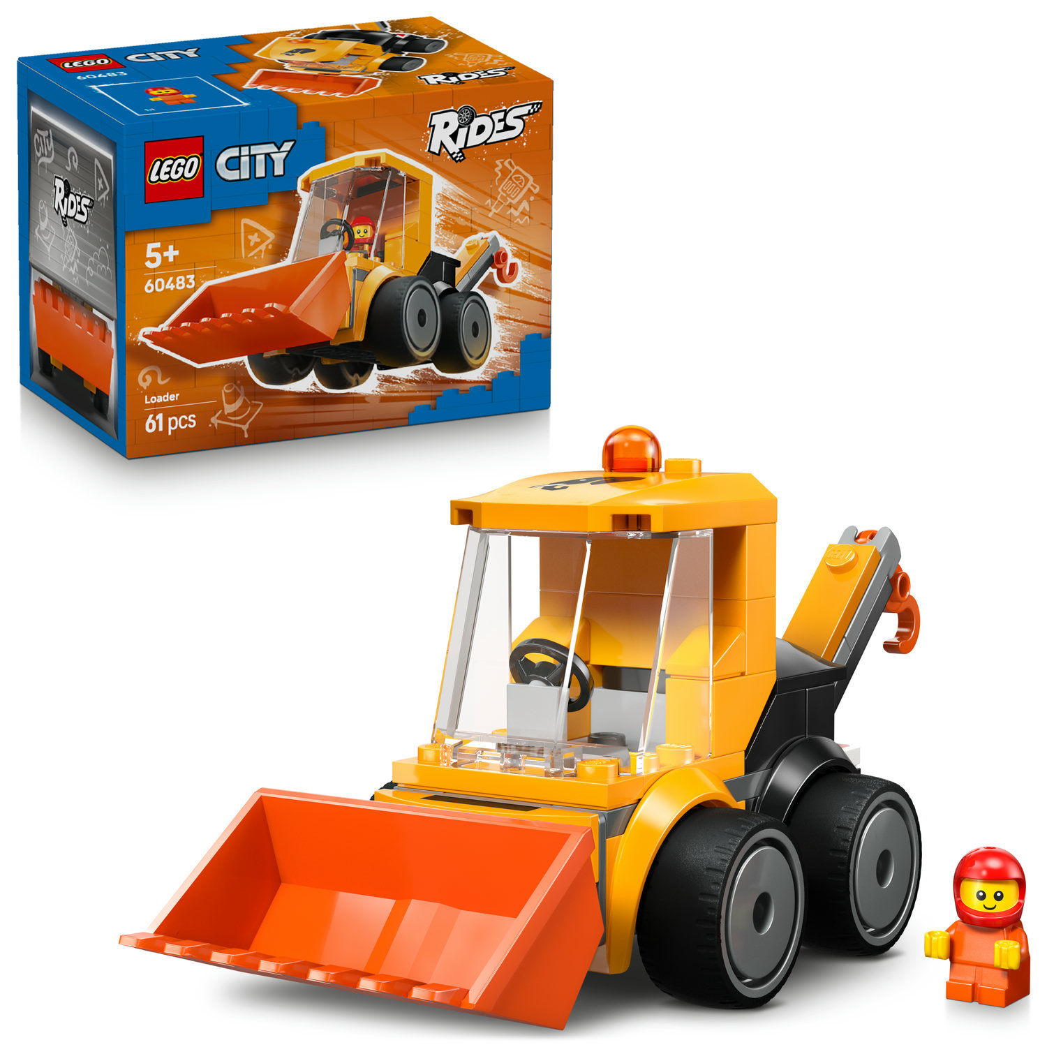 LEGO City 60483 Pojazdy ładowarka kołowa