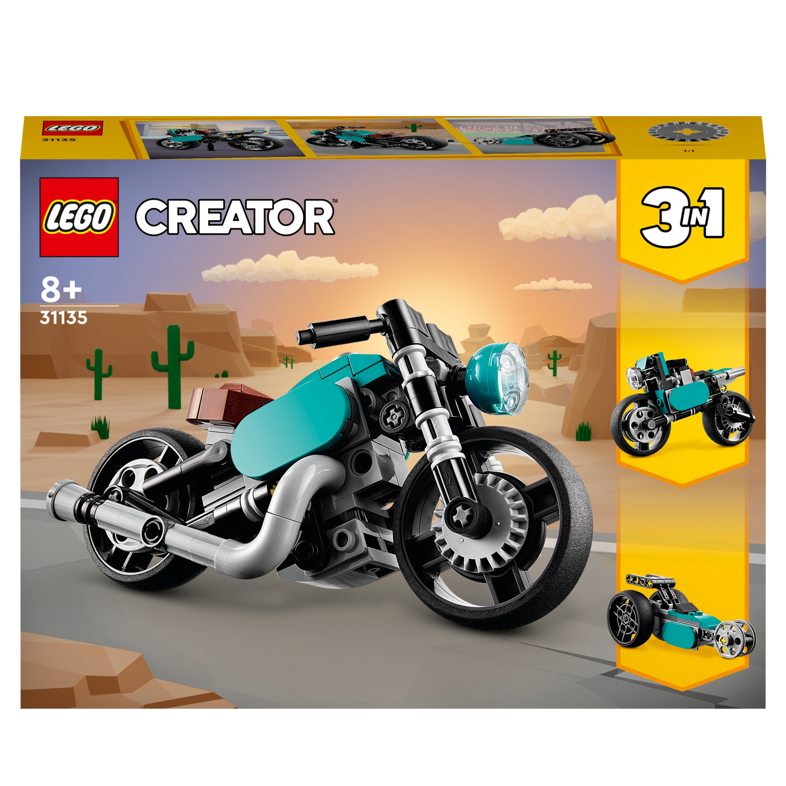 LEGO Creator 31135 Motocykl Chopper Harley 3w1 8+
