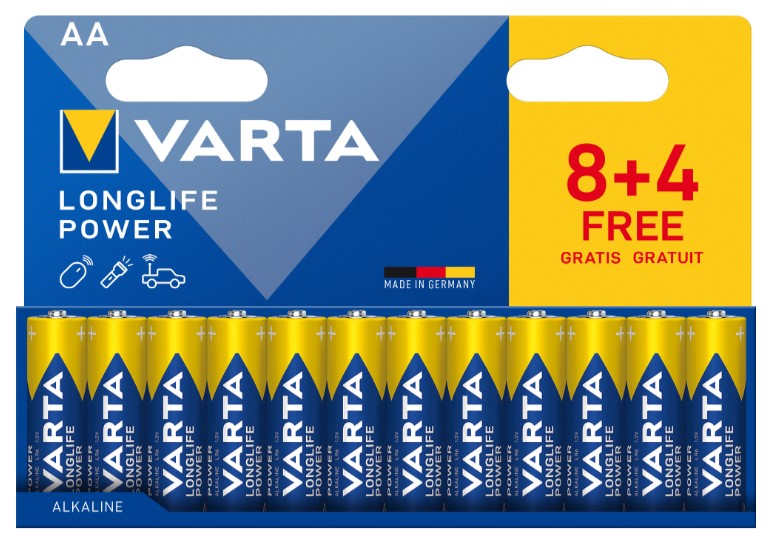 Bateria alkaliczna Varta Aa (R6) 12 szt.