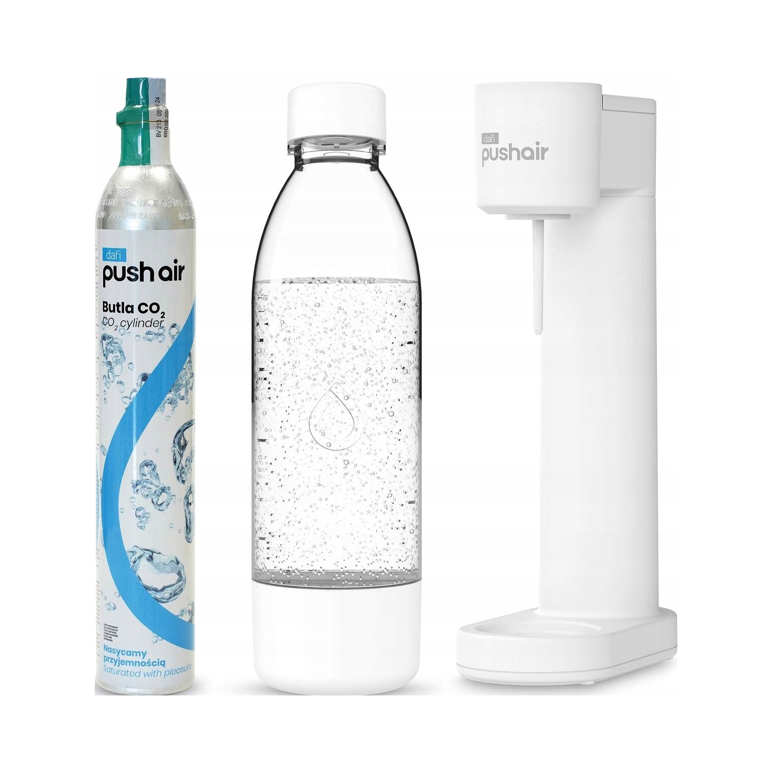 Pushair Saturator Z CO2 But 0,7 Bialy