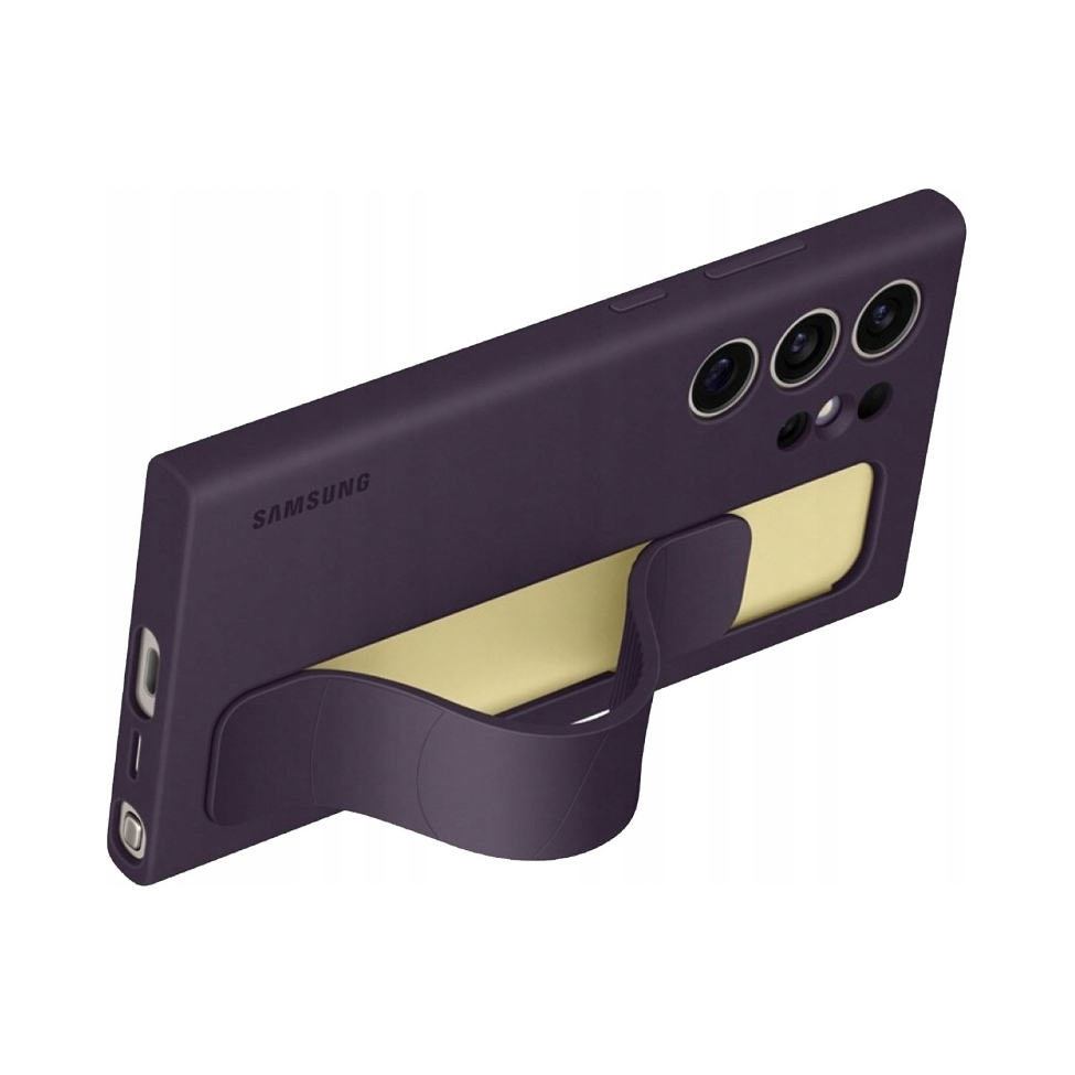 Pouzdro Samsung Standing Grip Cover EF-GS928CEE pro Galaxy S24 Ultra fialové