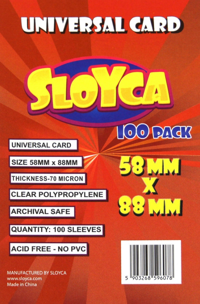 

Sloyca Koszulki Universal Card 58x88 mm 100 szt.