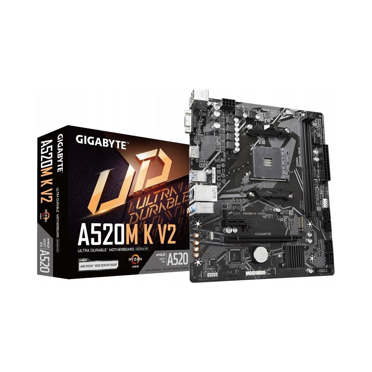 Základná doska Gigabyte A520M V2 AM4 2xDDR4 Hdmi Vga M.2 PS/2