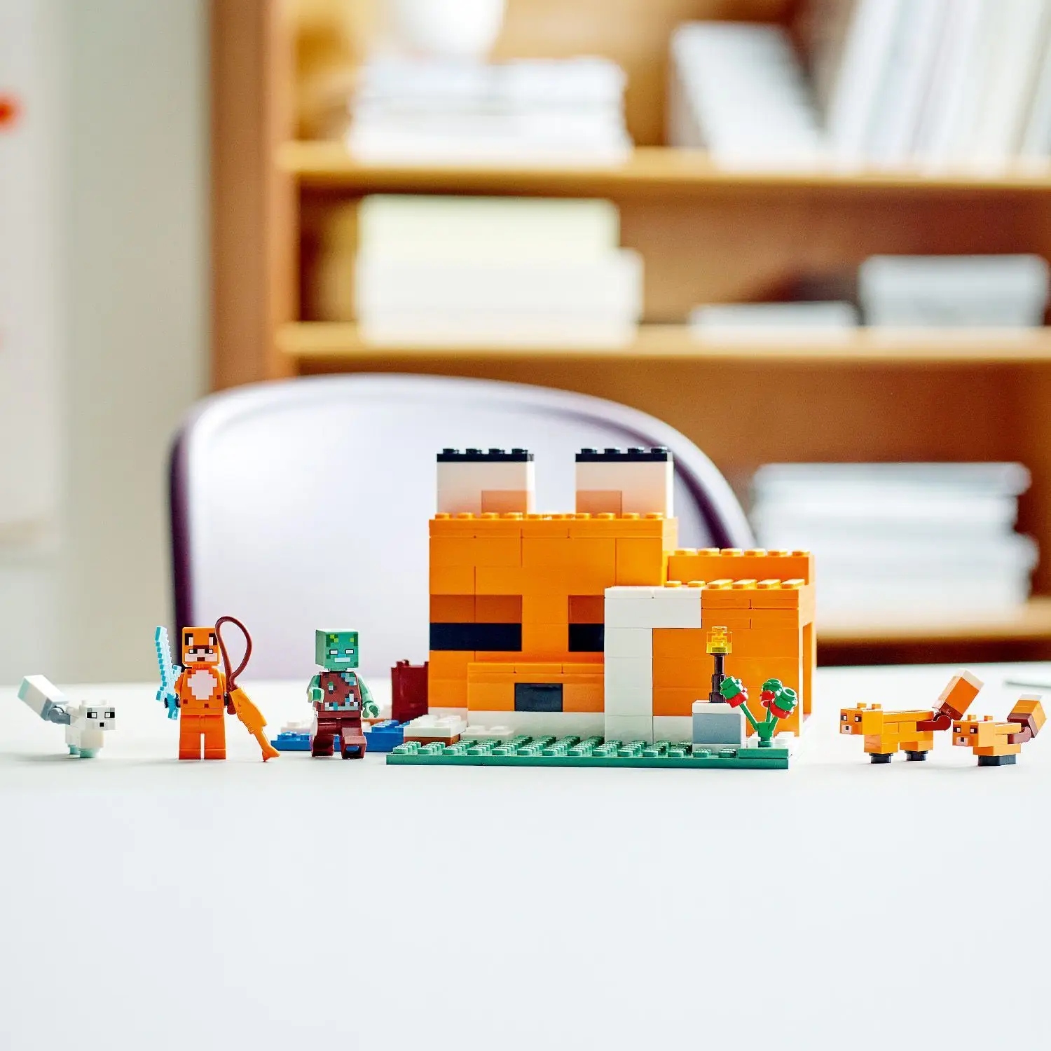 Lego MINECRAFT 21178 Siedlisko lisów Bohater Minecraft