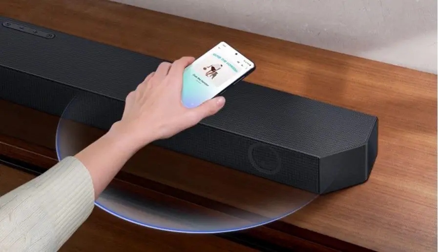 Soundbar SAMSUNG HW-Q60C 3.1 Bluetooth DOLBY ATMOS 31W czarny Wysokość produktu 57 cm