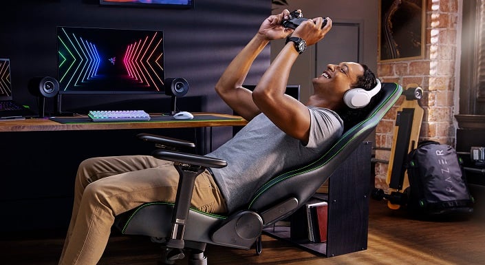 RAZER Fotel Gamingowy Enki Pro, Green — 16