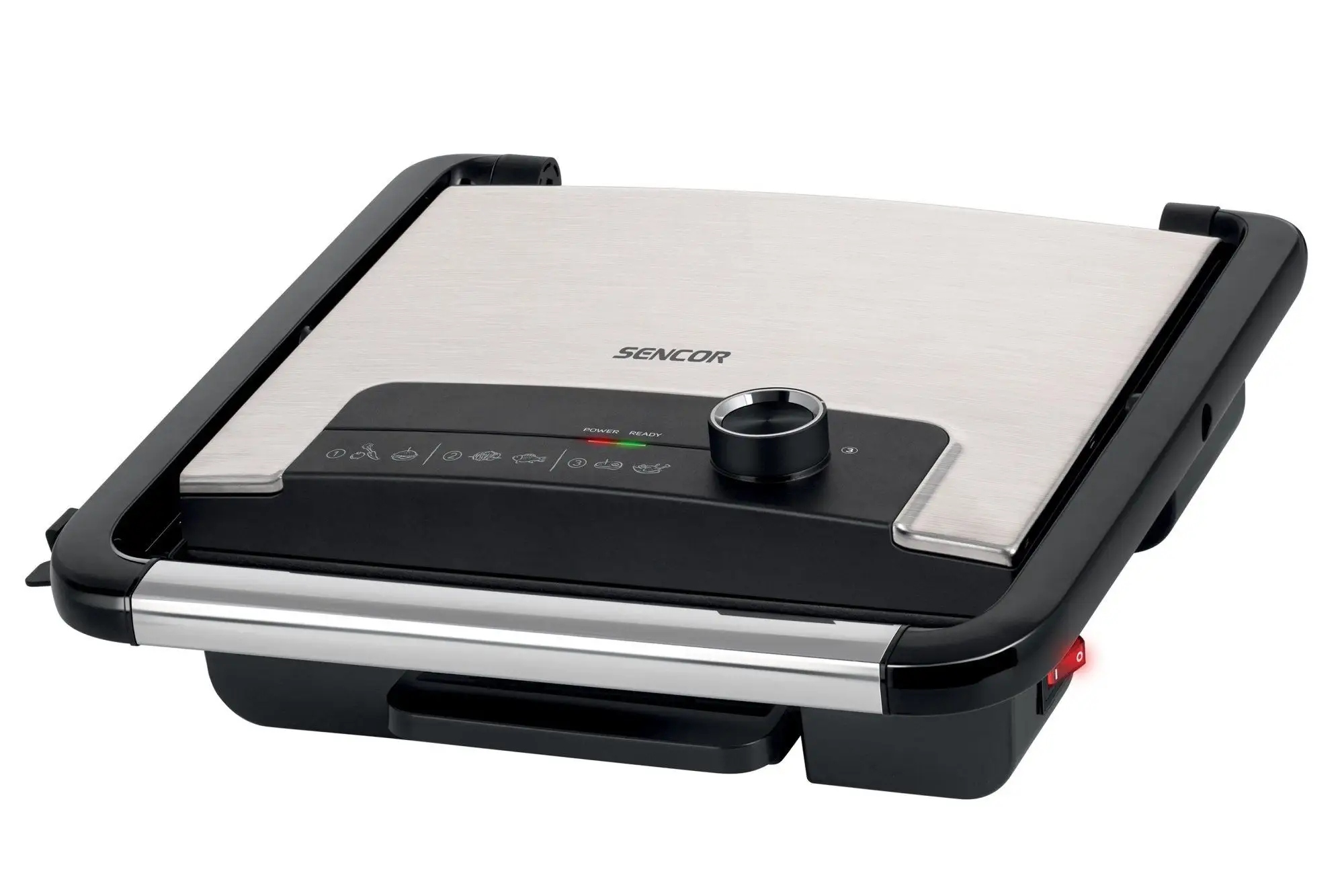 Víceúčelový elektrický kontaktní gril Sencor Sbg 3710SS, 2000 W
