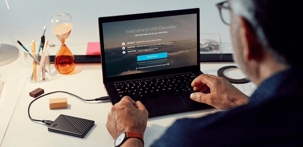 HDD External WD My Passport (2.5", 2TB, USB 3.2) Black — 8