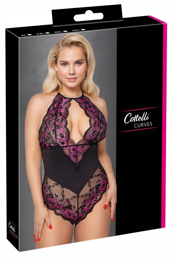 Cottelli CURVES Body Lace čipka veľkosť 3XL Helloween !