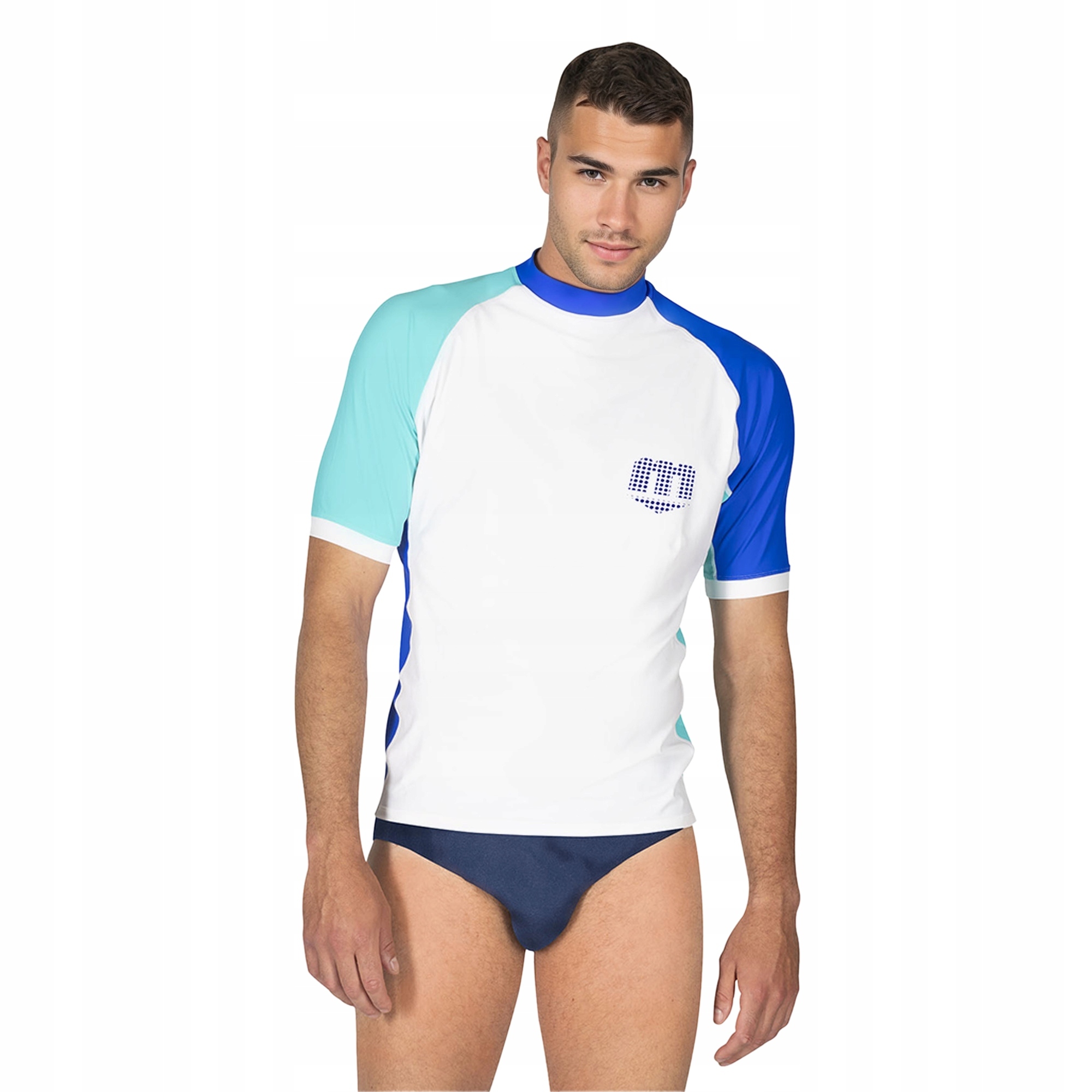 Koszulka do pływania męska Mares Rashguard Shield white