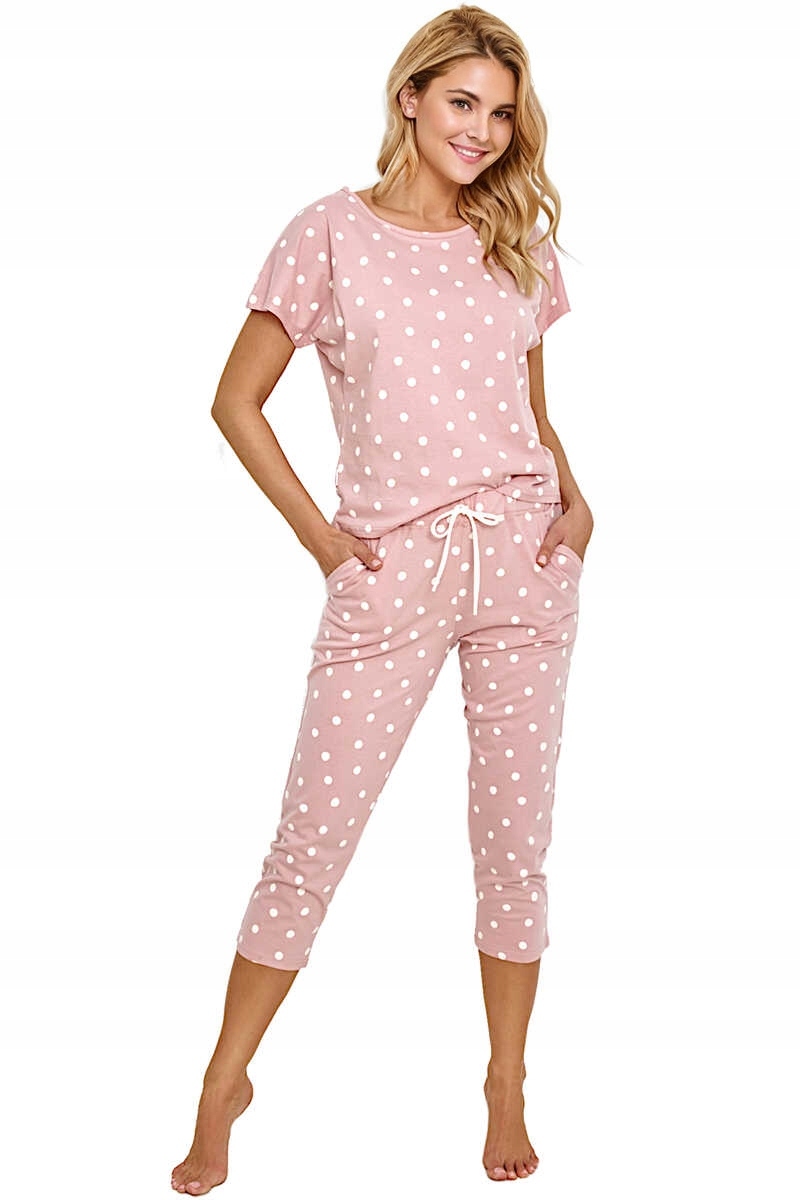Dámské Pyžamo Taro Chloe 2860 Bavlněné, Růžové