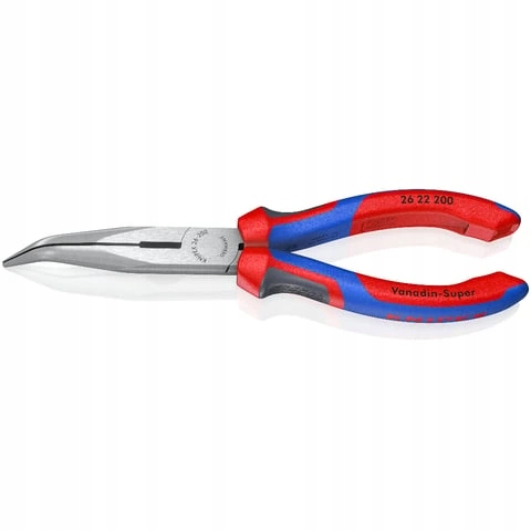 Půlkulaté kleště zahnuté, 200 mm Knipex 26 22 200