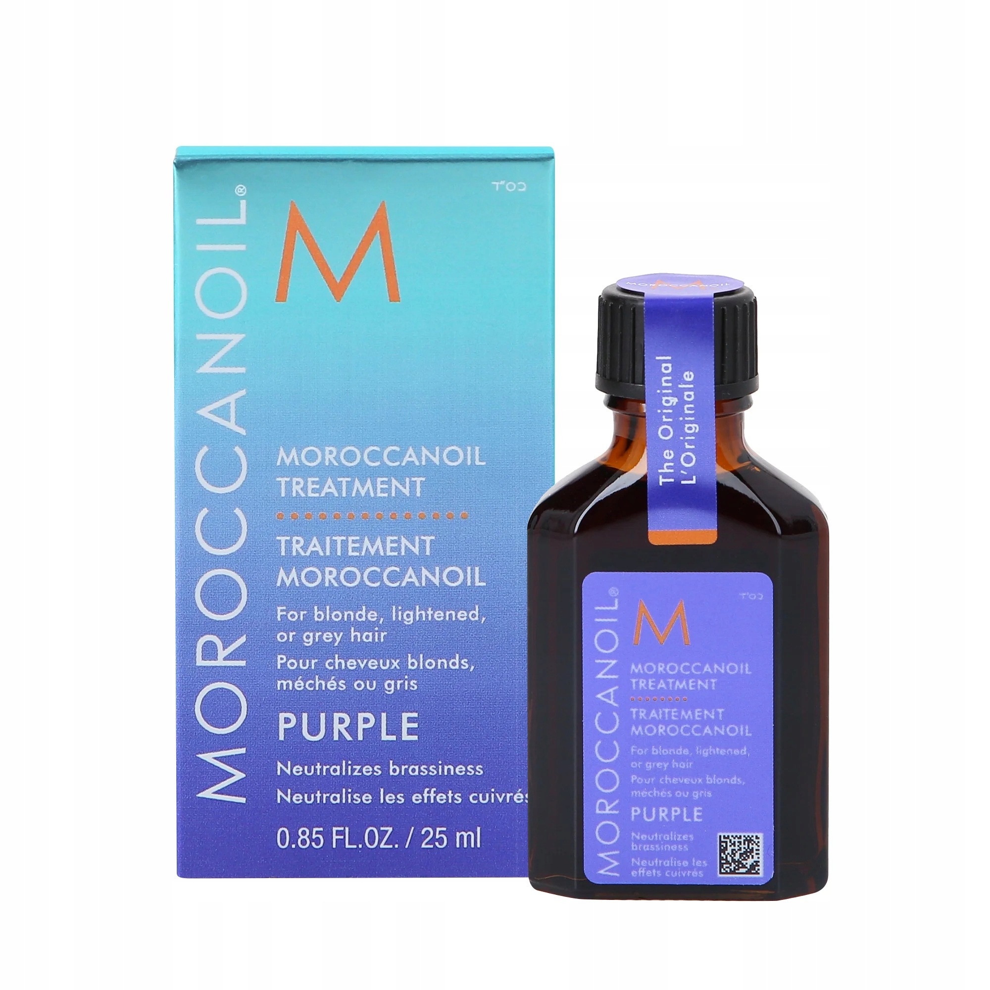 Moroccanoil Purple Treatment tónovací olej blond a šedivý 25 ml