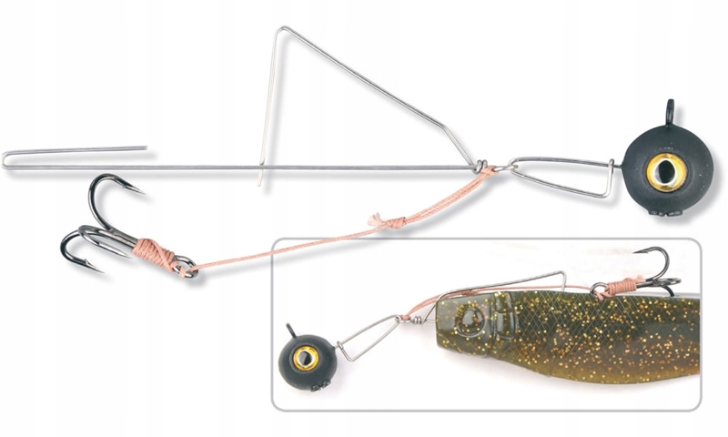 Big Waller system na jig i martwą przynętę, 60g
