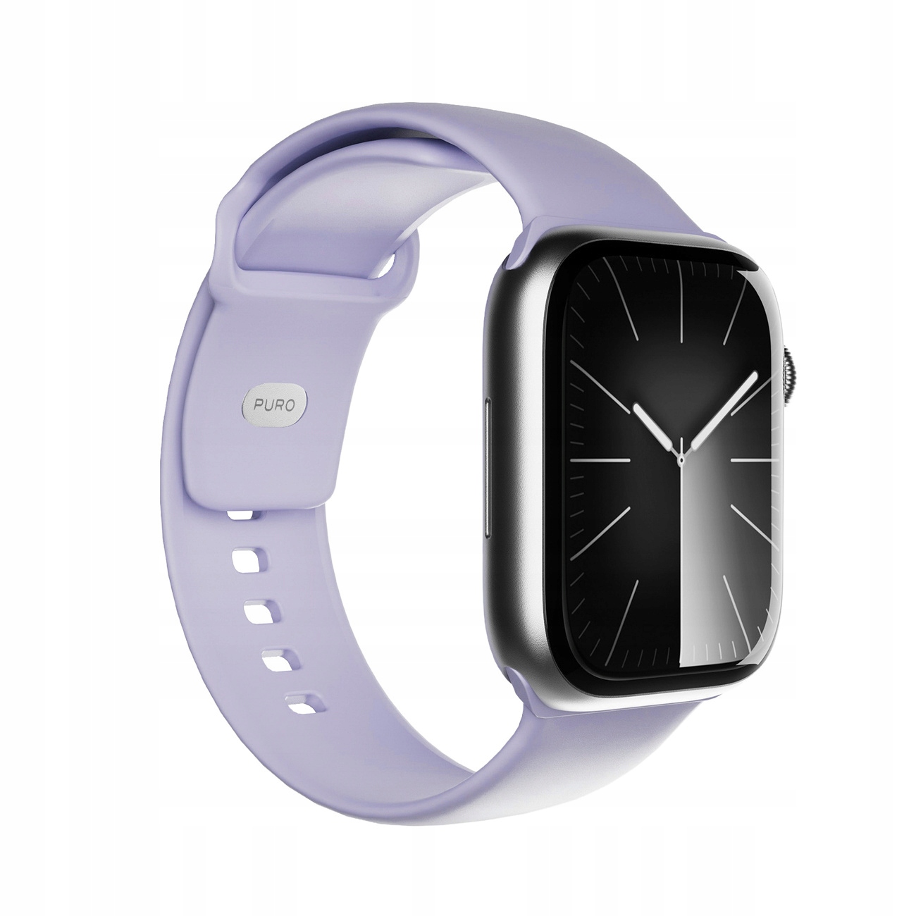 Pasek Puro Icon na Apple Watch 38/ 40/ 41/ 42mm fioletowy Puro