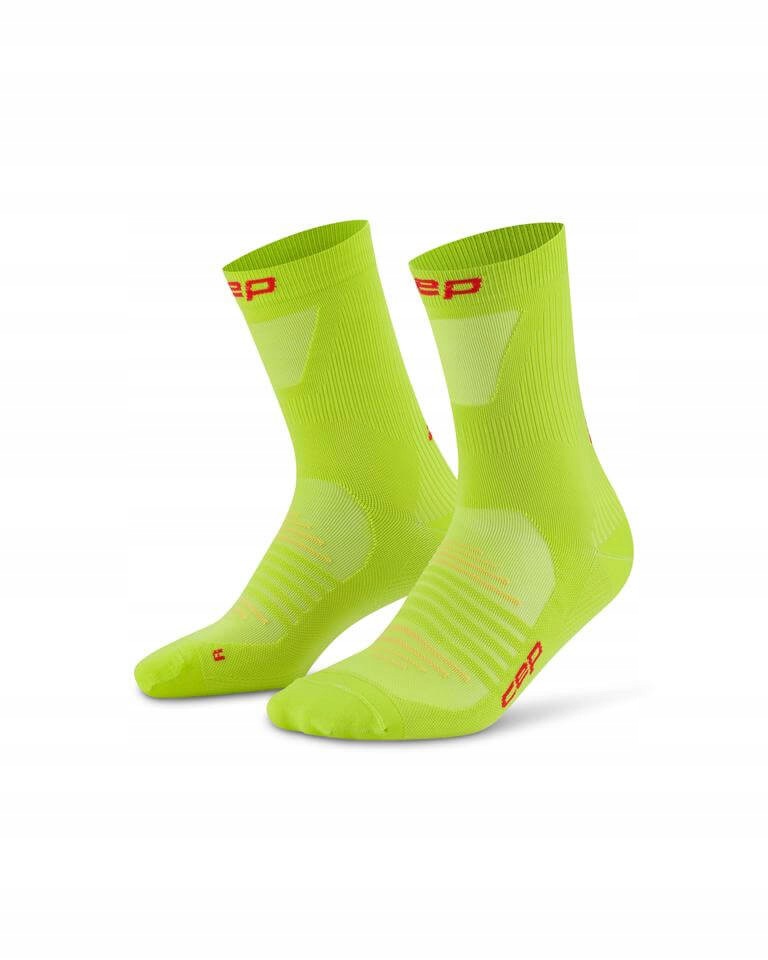 Męskie skarpety sportowe kompresyjne do połowy łydki Pro Run Ultralight Cep