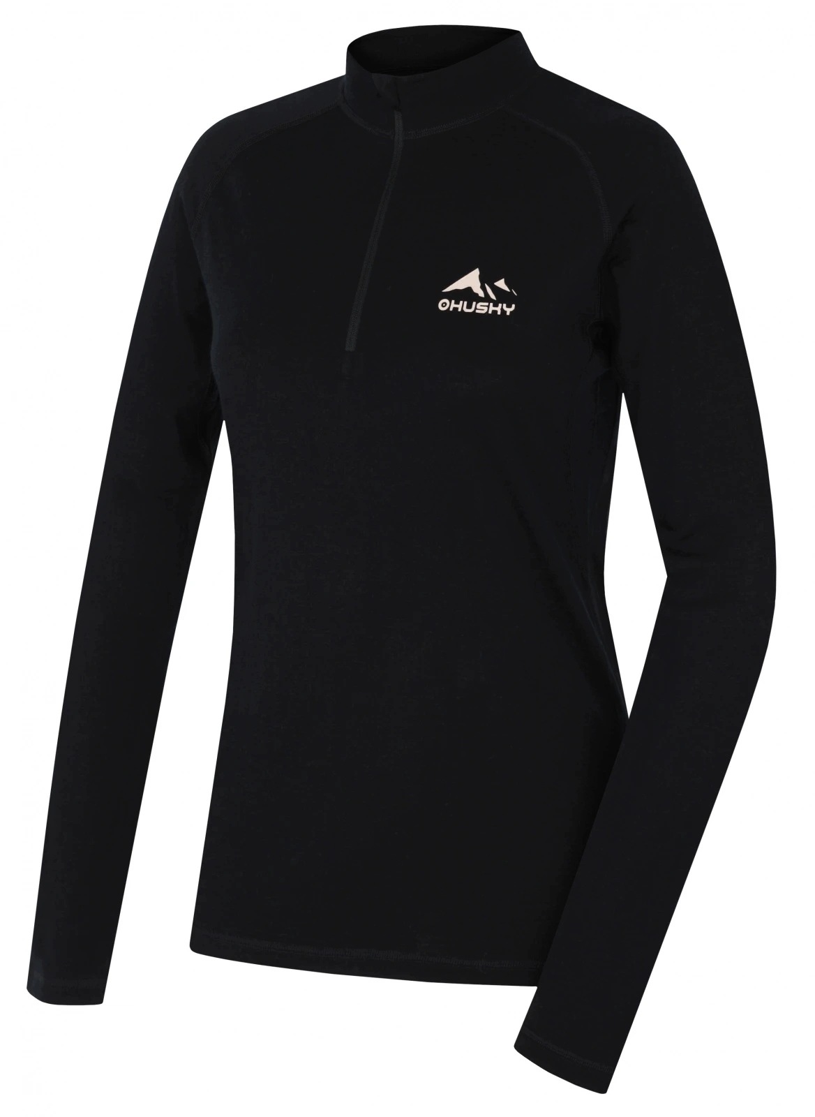 Husky Merino termoprádlo triko Merow Zip L black Velikost: L