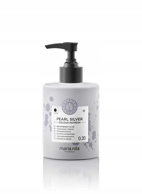 Maria Nila Colour Refresh Pearl Silver, barvicí maska 300 ml