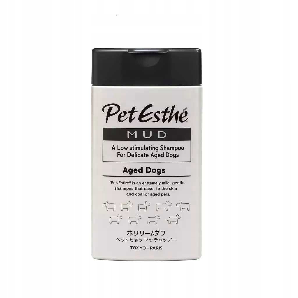 Levně PetEsthé Mud bahenní šampon pro psí seniory 350 ml
