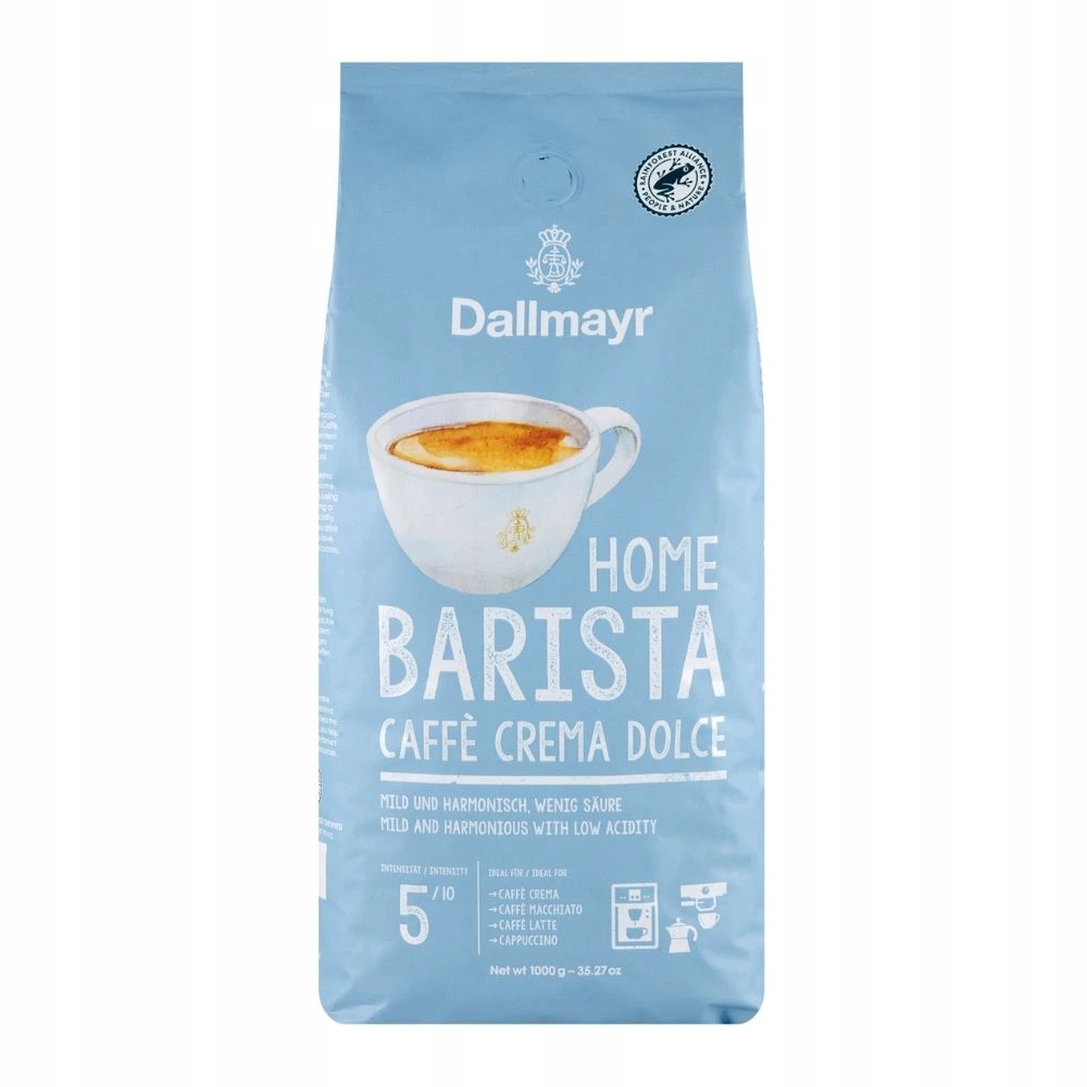 Levně Dallmayr Home Barista Caffe Crema Dolce zrnková káva 1 kg