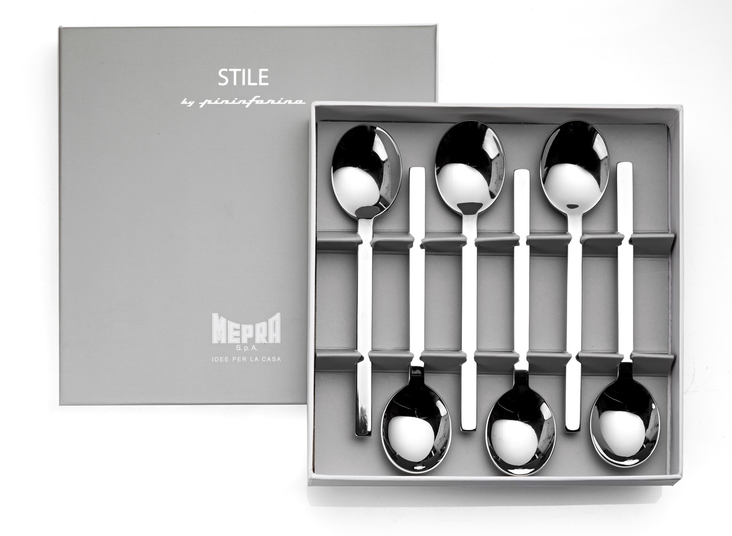 Sada kávových lyžičiek 6 ks Gift, Stile Mepra Stile od Pininfarina