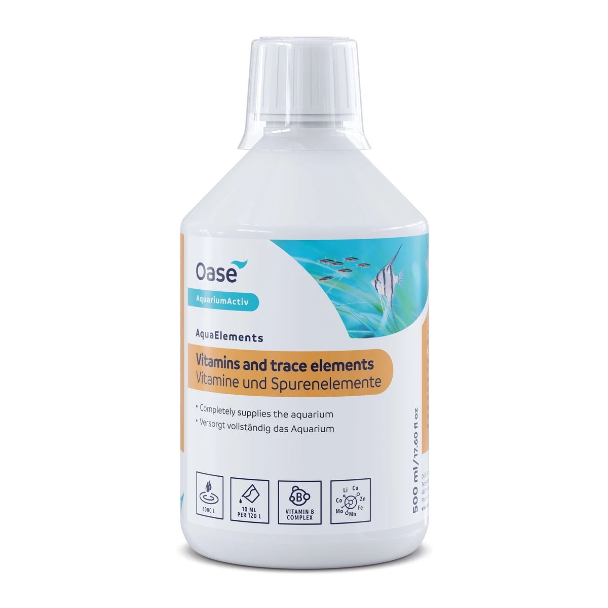 Oase Aqua Elements Vitamins 500 ml výživa do akvária
