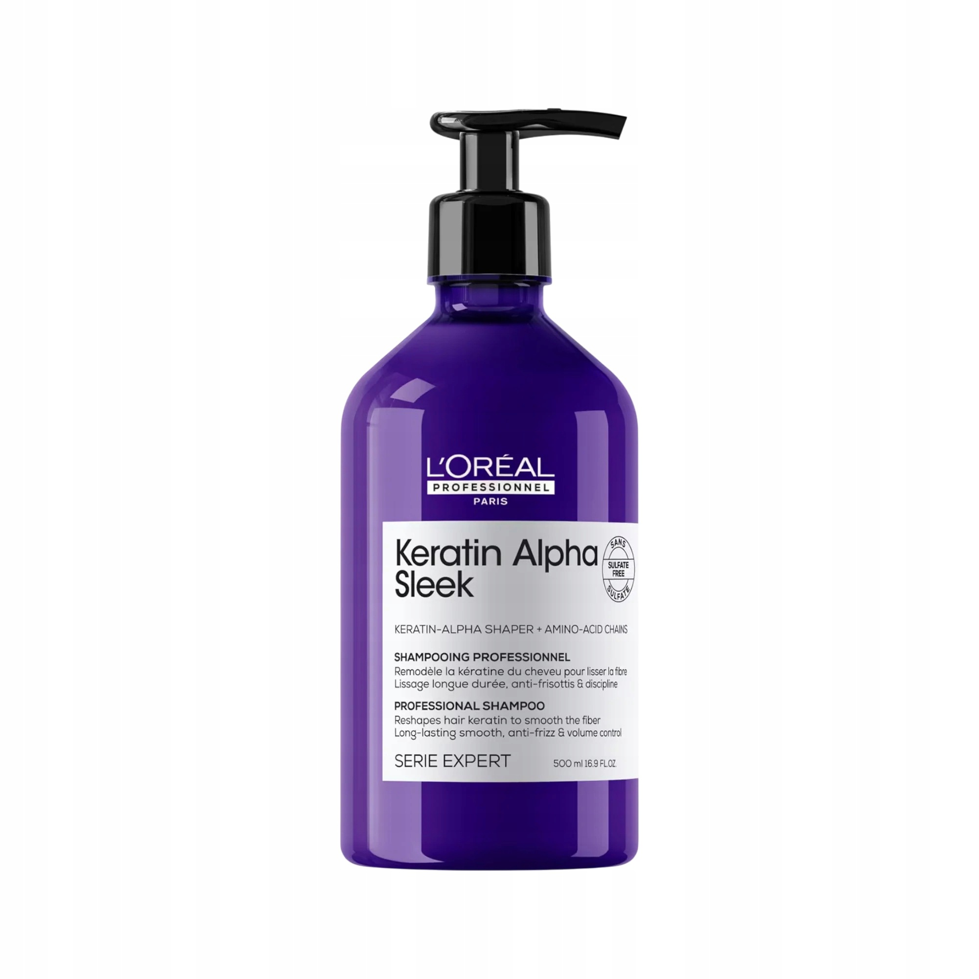 L'Oreal Professionnel Keratin Alpha Sleek šampon 500 ml