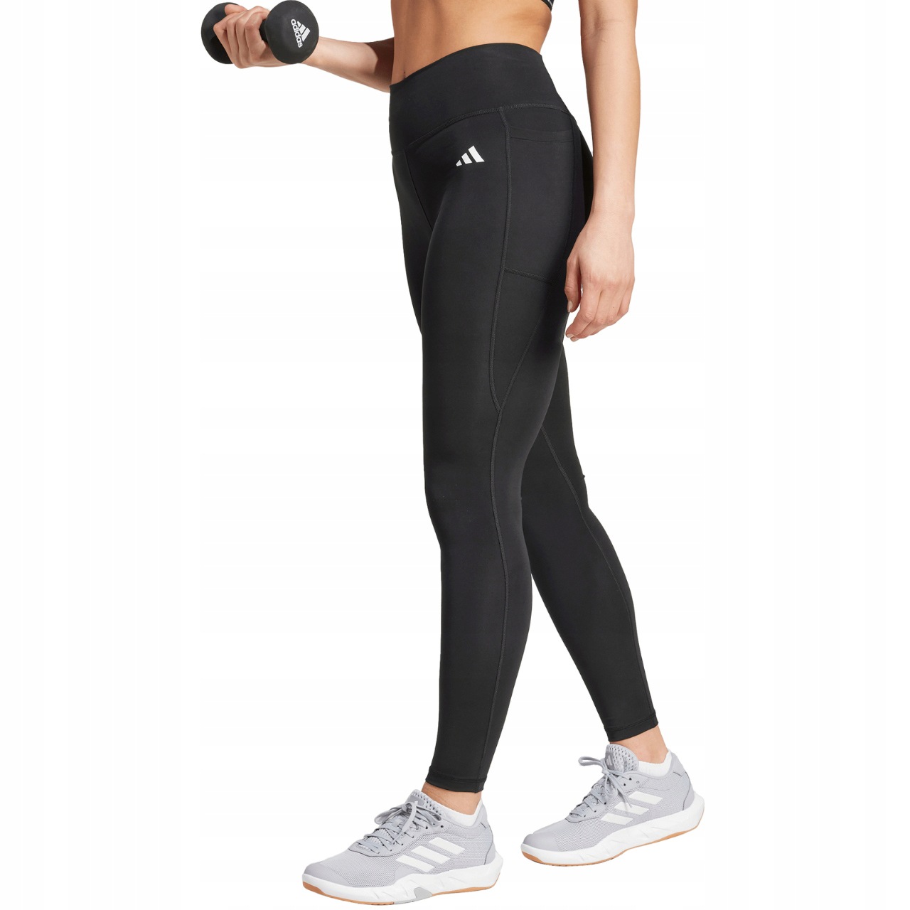 Dámské legíny adidas Optime s přiléhavou kapsou, dlouhé, fitness vel.