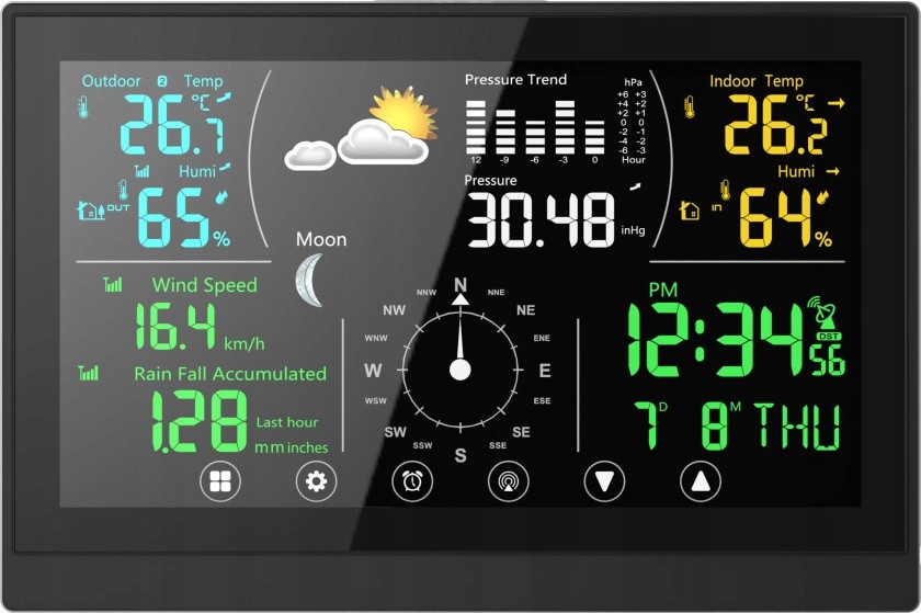 Meteostanice Winner Group 7911, dotykový displej