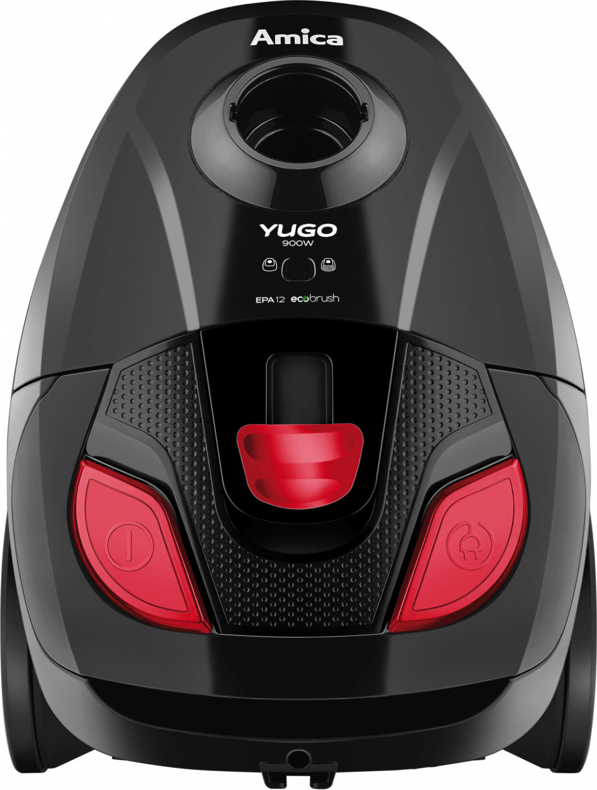 Sáčkový vysavač Amica VM 1043 Yugo, 900 W, 79 dB, černý