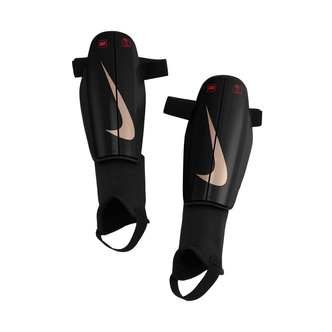 Ochraniacze Piłkarskie Nike Charge Czarny Rozmiar S