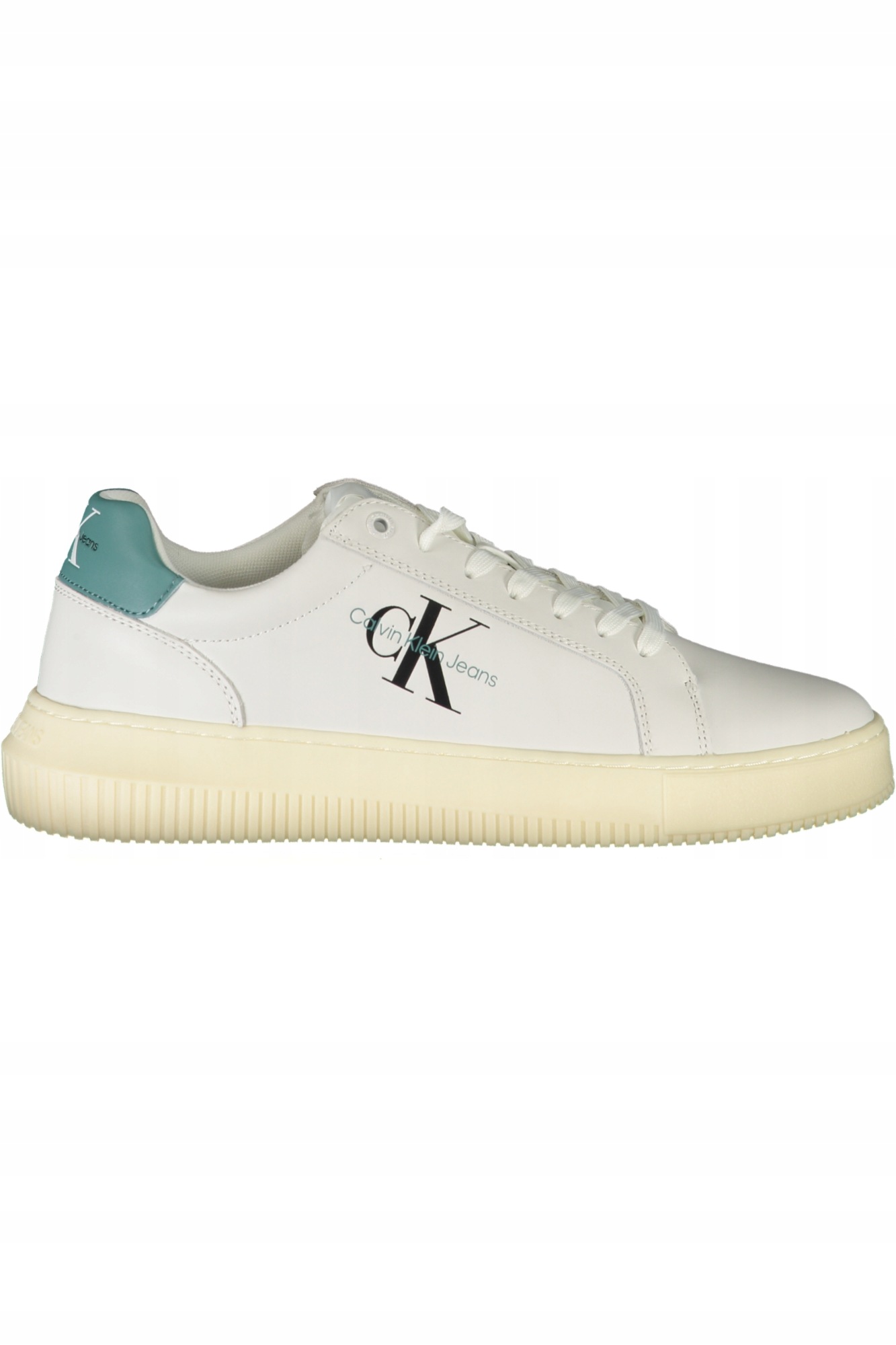 Calvin Klein YM0YM00681 Pánské Sneakersy bílá/zelená 43