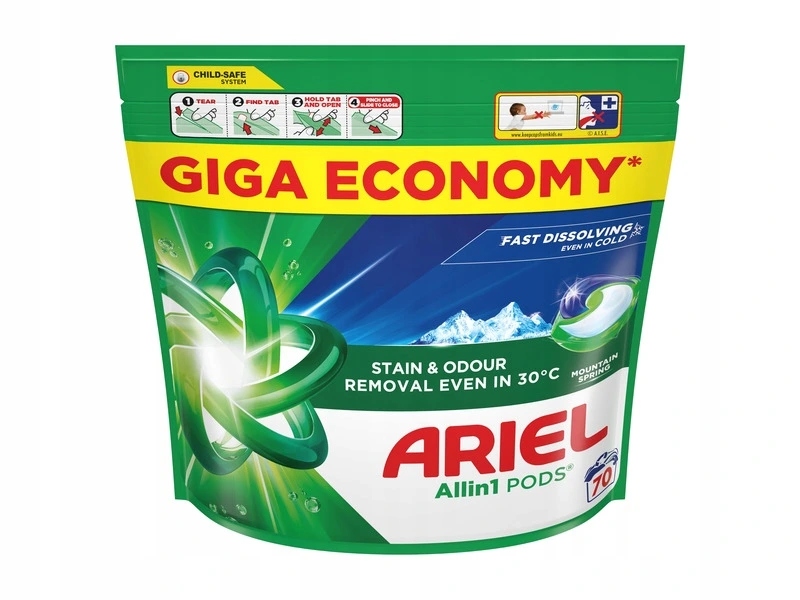 Levně Ariel prací kapsle Mountain Spring 70PD