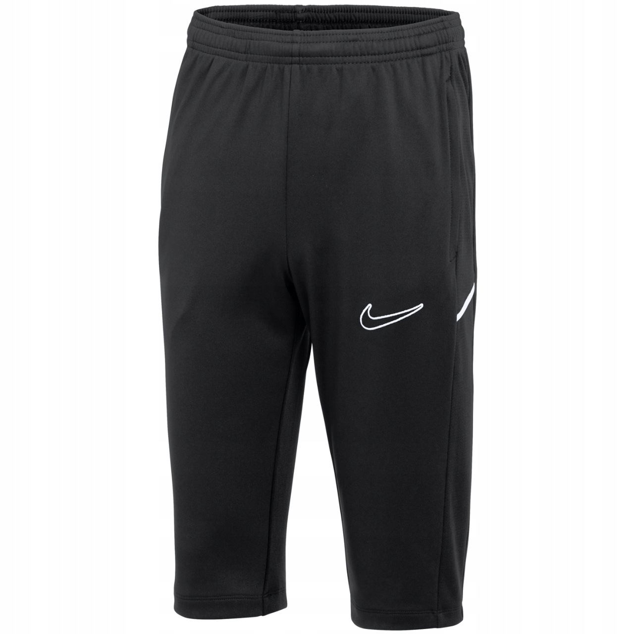 Spodnie Dziecięce Nike Czarne 3/4 Treningowe Dri-Fit Academy 25 roz. M