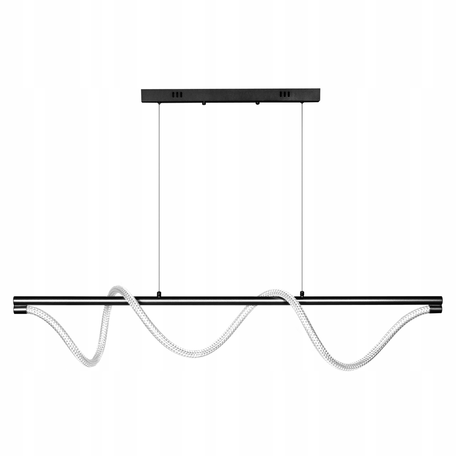 Závěsná lampa Hadice Splétaná Černá Serpente DDXZ003 Led 55W Variabilní Barva Cct