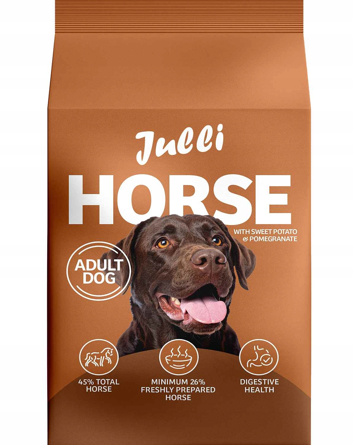 Julli Dog Grain Free Adult rich in fresh Horse & Potato 2kg