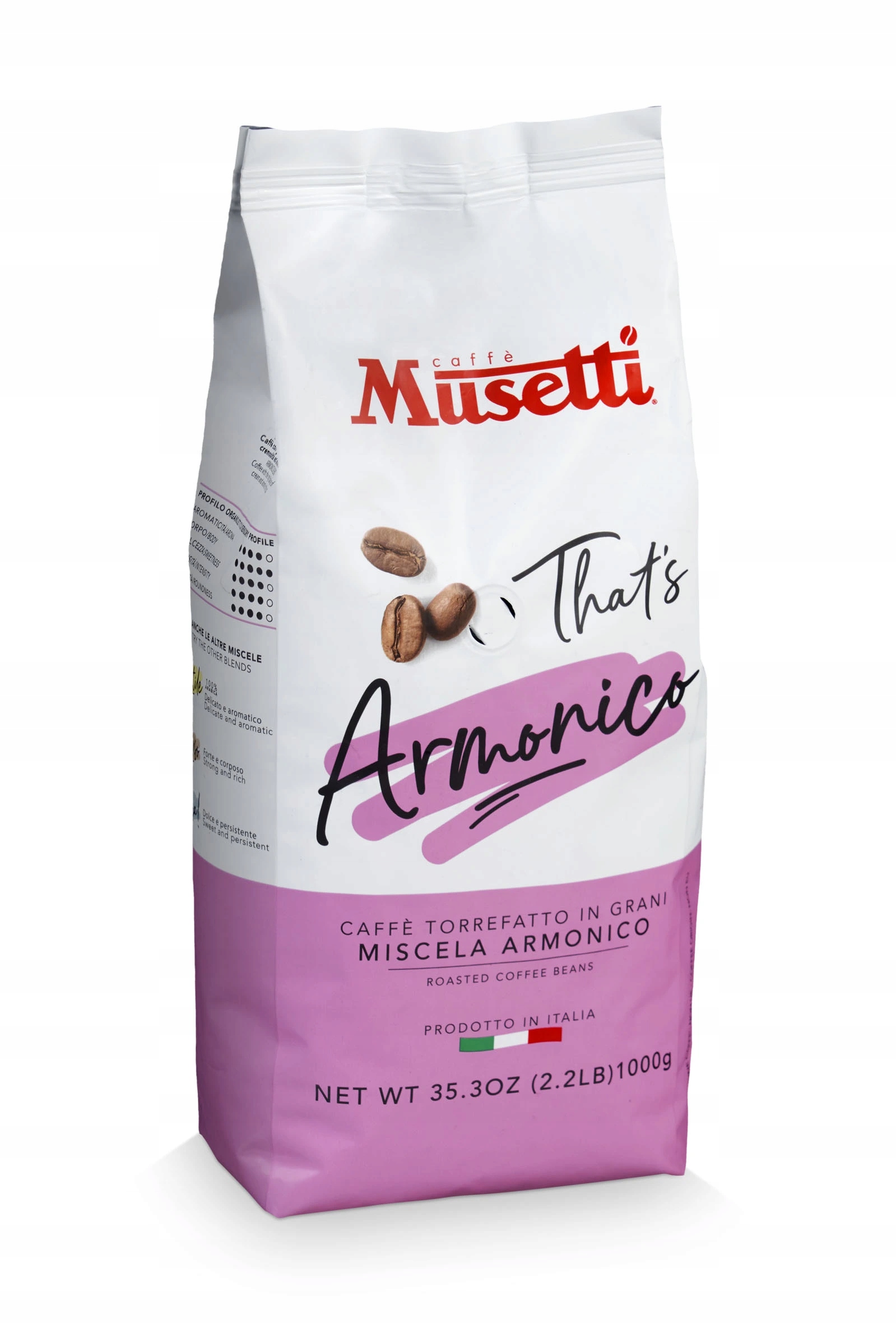 Levně Musetti Armonico zrno 1kg