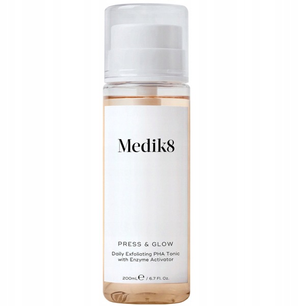 MEDIK8 Tonik Złuszczający Press Glow z Kwasami Pha 200 ml