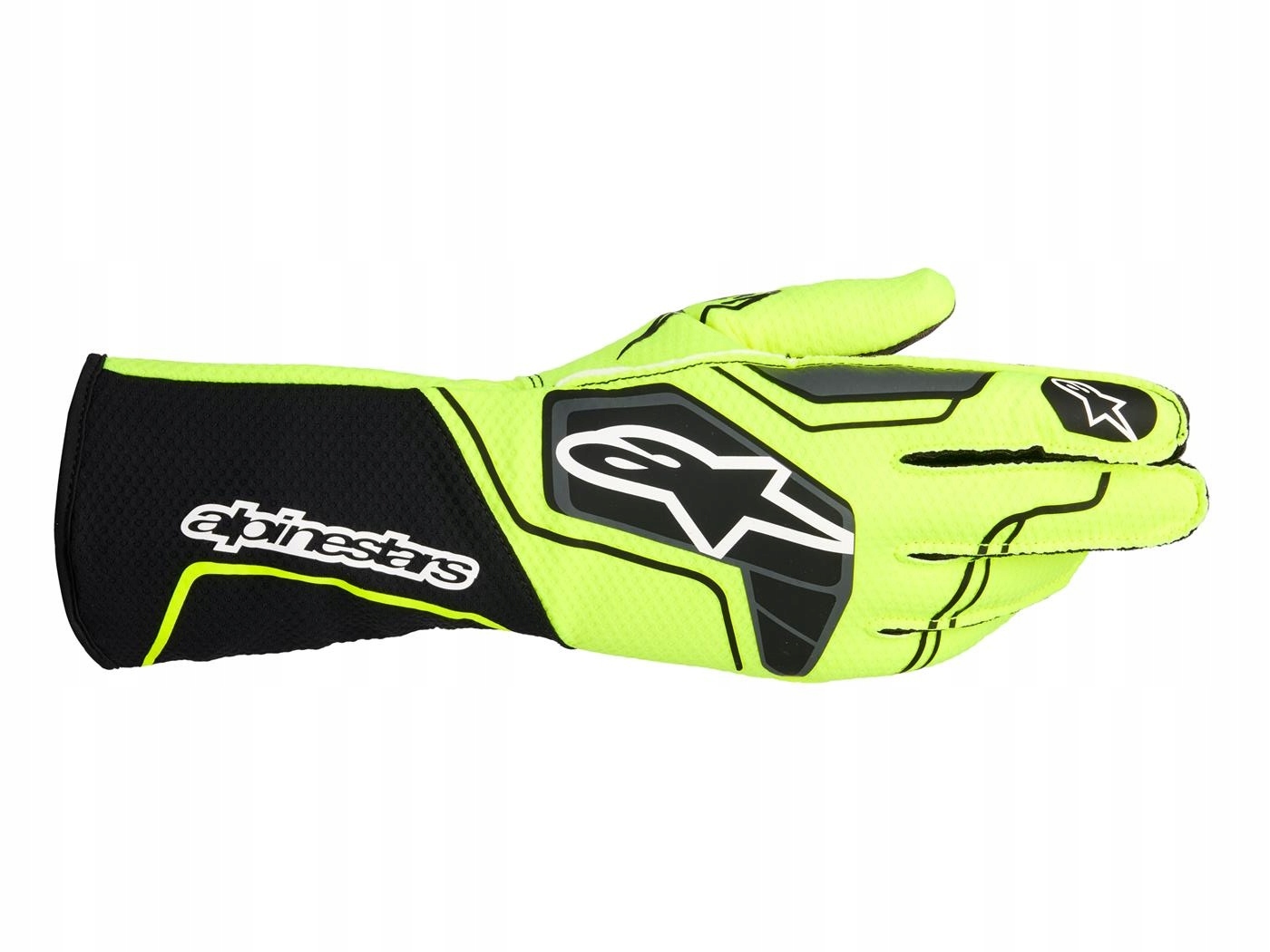 Rukavice Alpinestars TECH-1 Kx v4 (fia 8877-2022) žlto-čierne veľ M