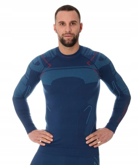 LS1304M Bluza męska Thermo jeansowy XXL