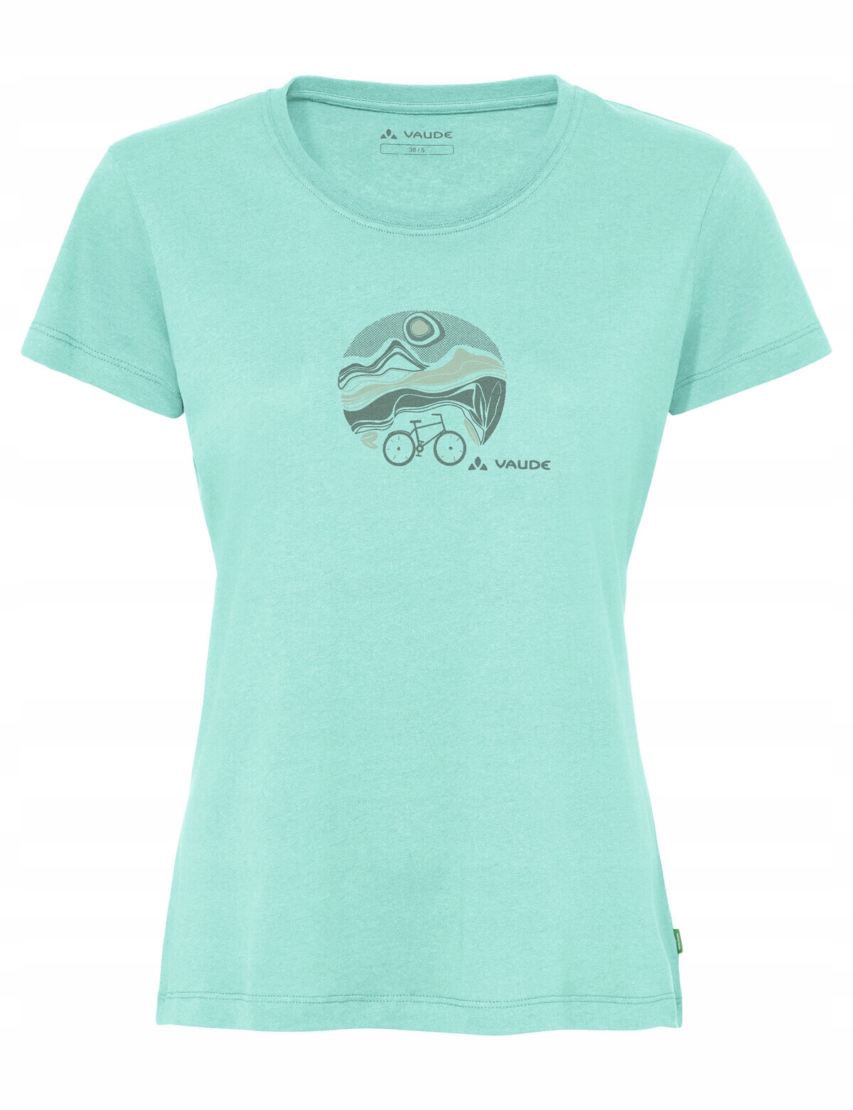 Vaude Wo Cyclist T-shirt V velikost 44, 015 sage