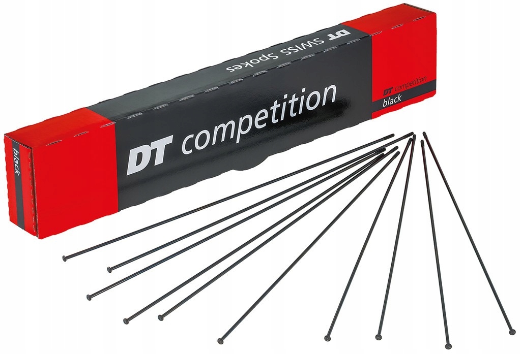 Dt Swiss Výplety Dt Competition Straight Pull Bal. 100 Ks, crn, Compet. ,