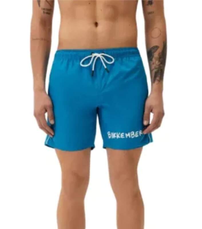 Bikkembergs BKK3MBM01 męskie szorty niebieskie