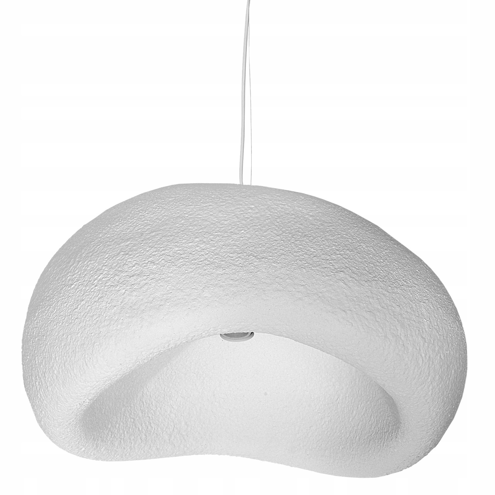 Moderní závěsná lampa Bílá Ostia KJ2185 Průměr 30 cm E27