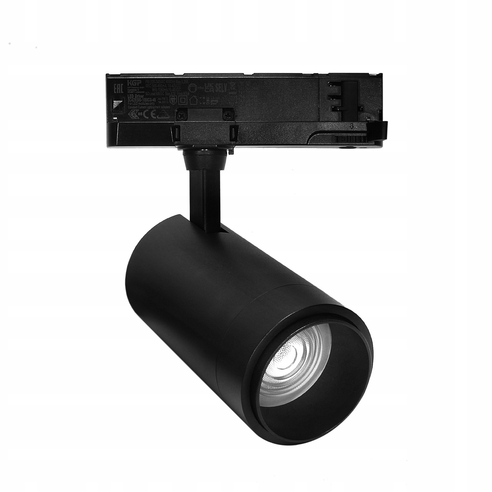 Koľajnicový reflektor Zoom Track System DD-04 10W-30W 3000K čierny 3 fázový