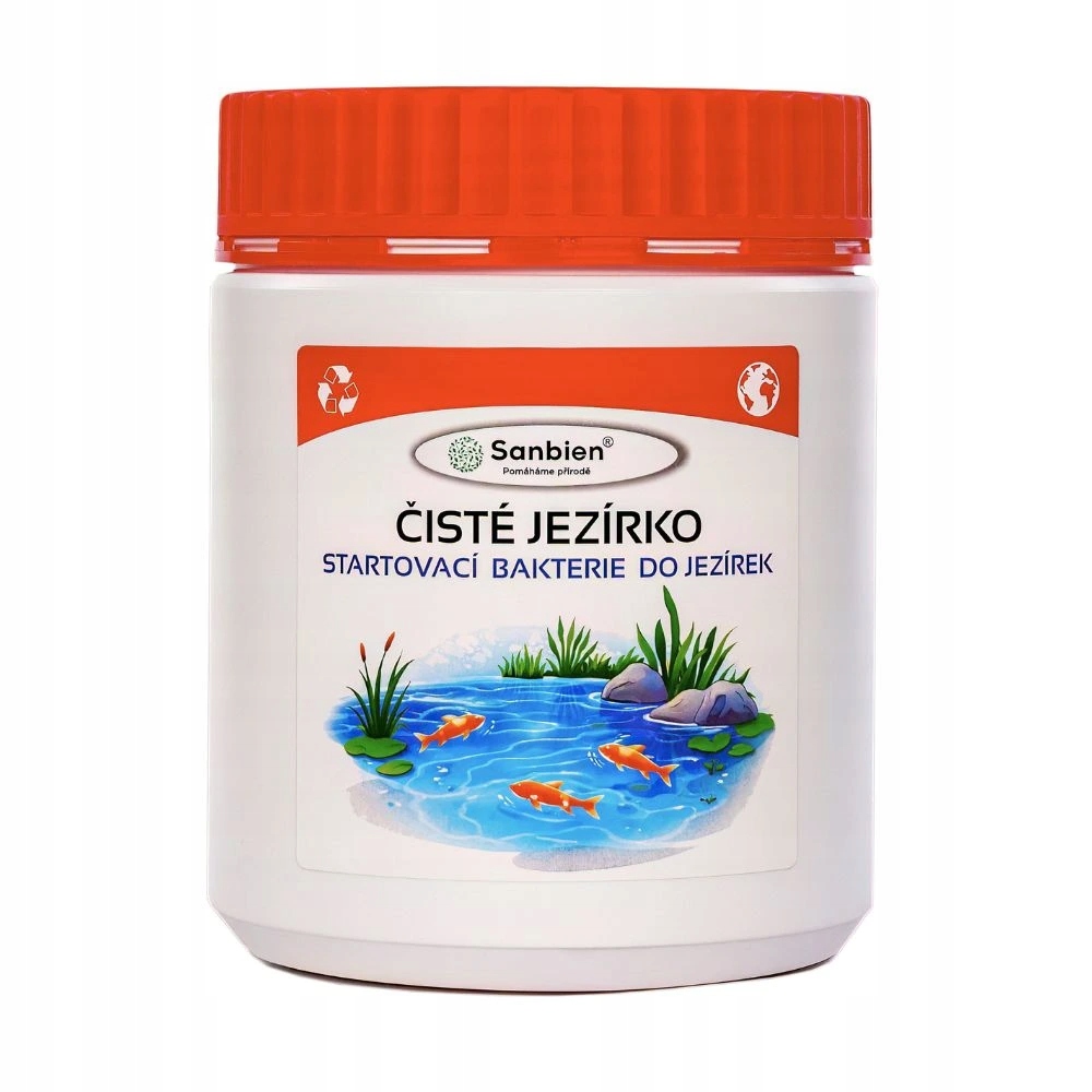 Startovací bakterie do jezírek Sanbien Čisté jezírko 1 kg