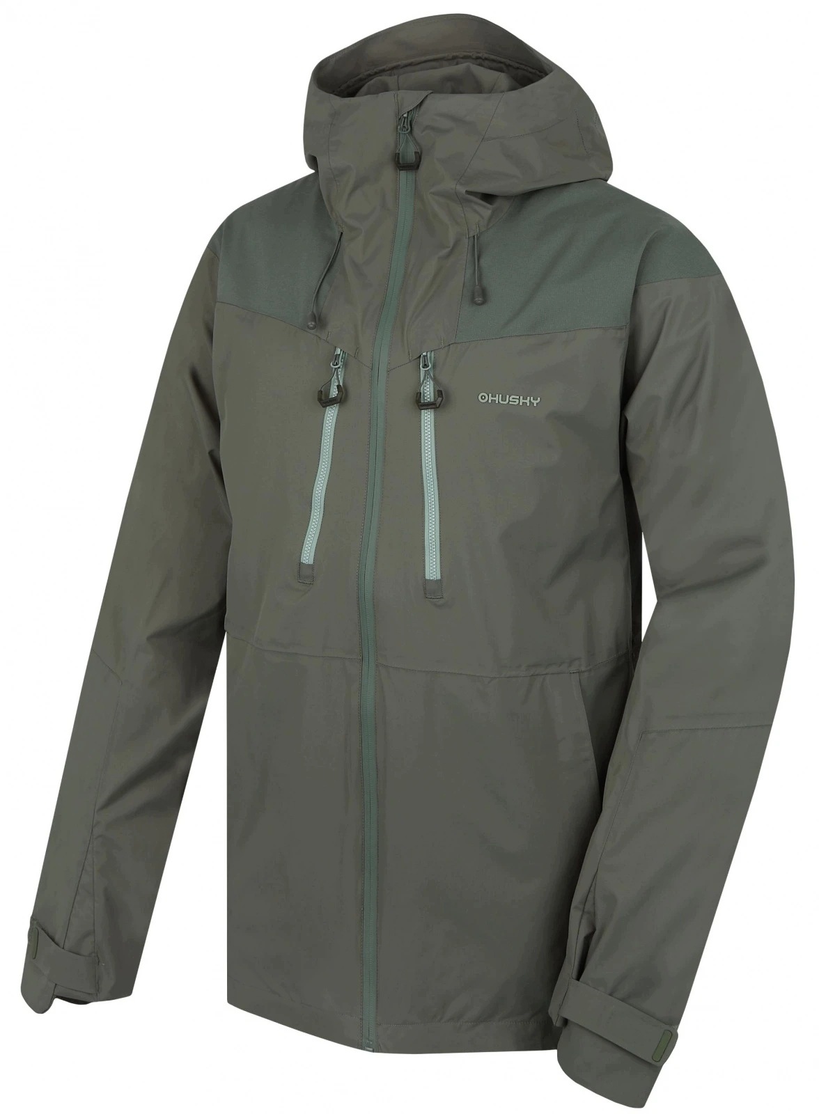 Husky Męska kurtka hardshell Nicker M faded green Rozmiar: L
